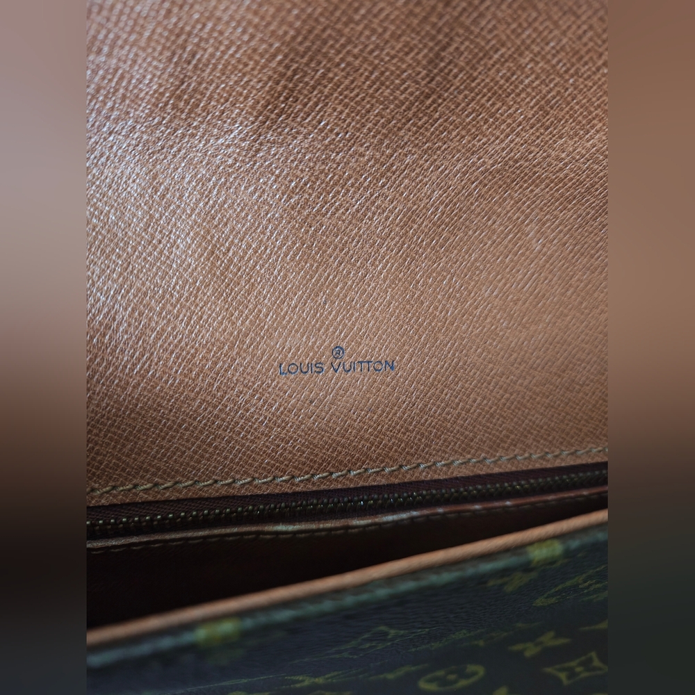 Louis Vuitton Monogram Brown & Tan Crossbody Saddle Bag - Picture 11 of 16